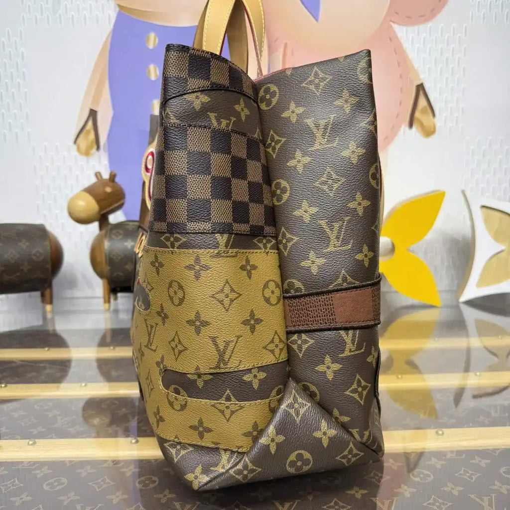 Louis Vuitton Shopper Tote MM Bag LV M15274 Other Monogram Canvas