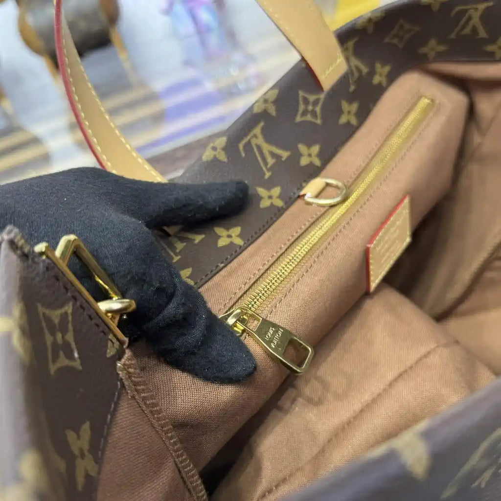 Louis Vuitton Shopper Tote MM Bag LV M15274 Other Monogram Canvas