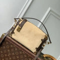 Louis Vuitton Side Trunk MM Bag LV M2A041 Suede Beige