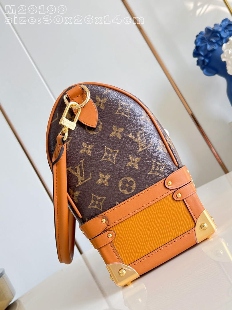 Louis Vuitton Speedy 30 Bag LV M29199 Monogram Brown - Default Title - View 6