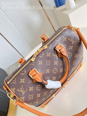 Louis Vuitton Speedy 30 Bag LV M29199 Monogram Brown - Default Title - View 10