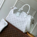 Louis Vuitton Speedy 30 Soft Bag LV M27144 Monogram White - Default Title - View 1
