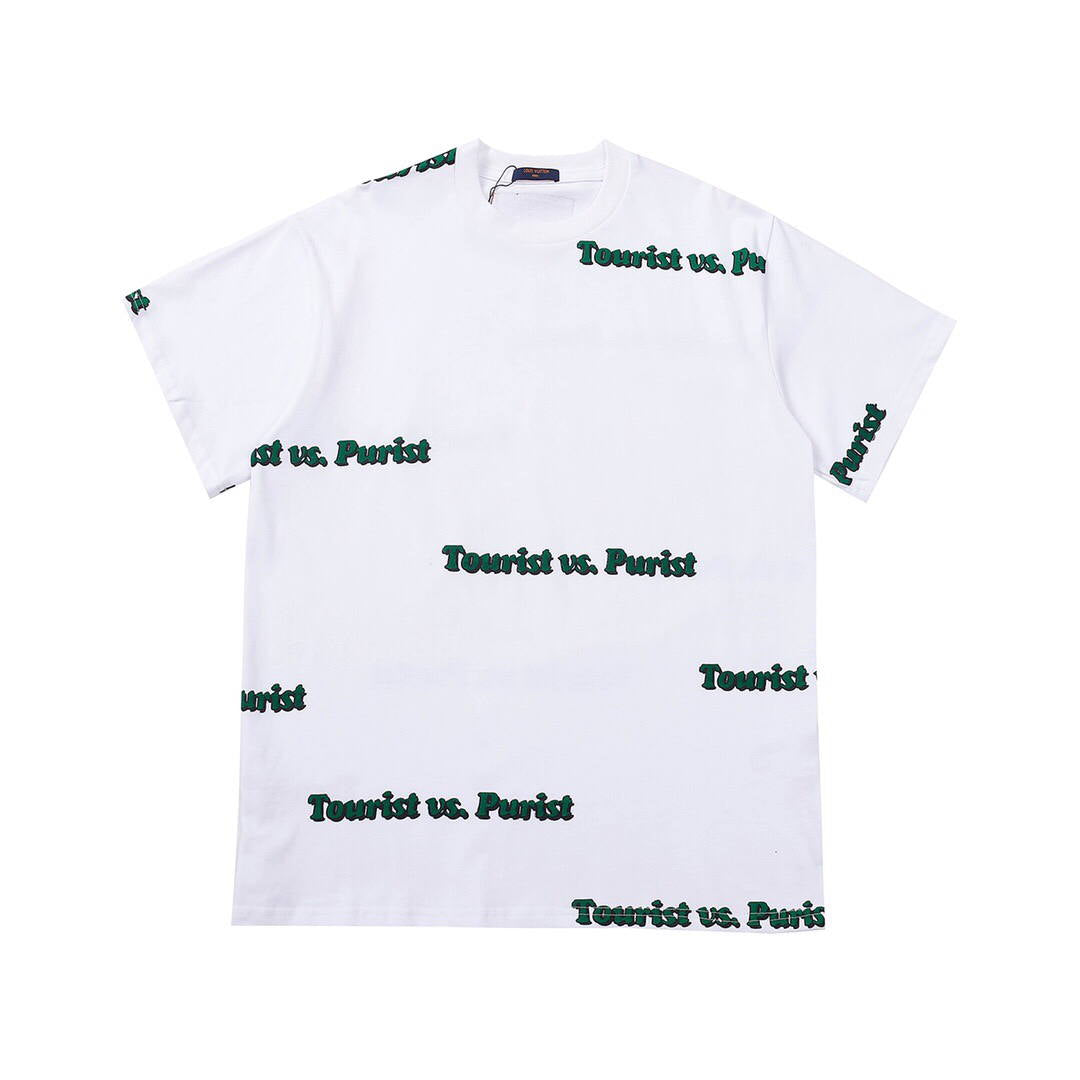 Louis Vuitton Women Men T-shirts Designer LV Short Sleeve Clothing L55713 - S - View 1