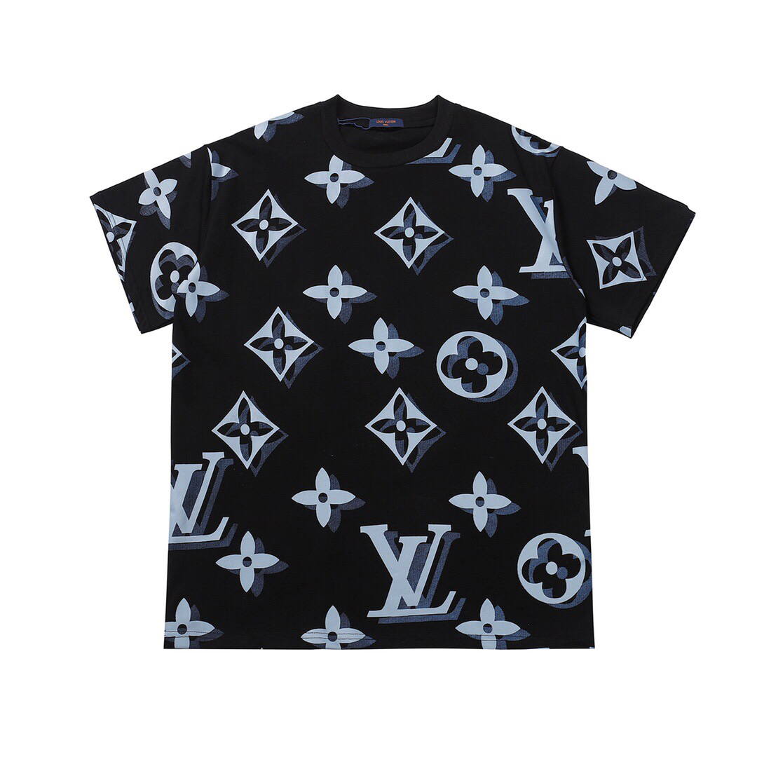 Louis Vuitton Women Men T-shirts Designer LV Short Sleeve Clothing L55715 - S - View 1