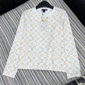 Louis Vuitton Women Monogram long-sleeved LV T-shirt  L55805