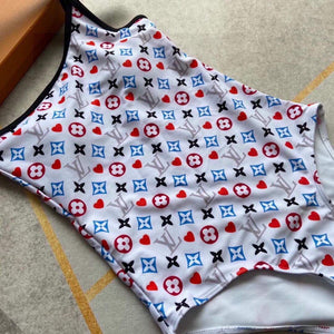 Louis Vuitton Women's GAME ON ASYMMETRIC ONE-PIECE SWIMSUIT 1A8LWR - luxibagsmall