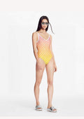 Louis Vuitton Women's Designer Monogram Yellow Swimwear swimming suit 1A8RDA - luxibagsmall