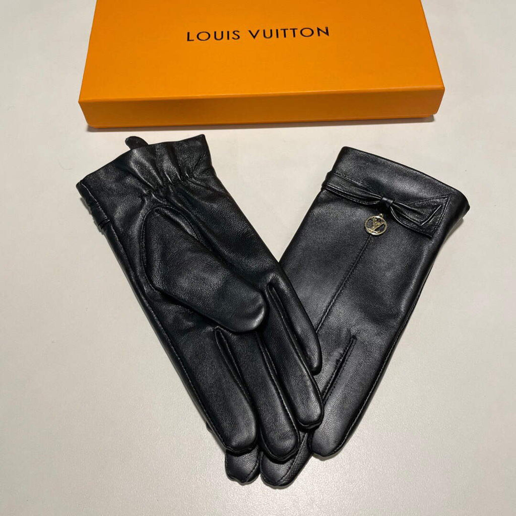 Louis Vuitton Women's Gloves Designer Leather Gloves M77050