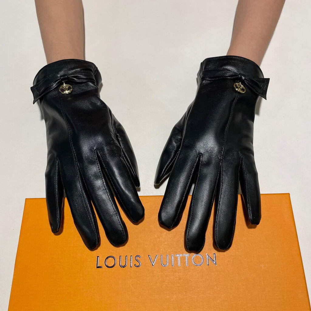 Louis Vuitton Women's Gloves Designer Leather Gloves M77050
