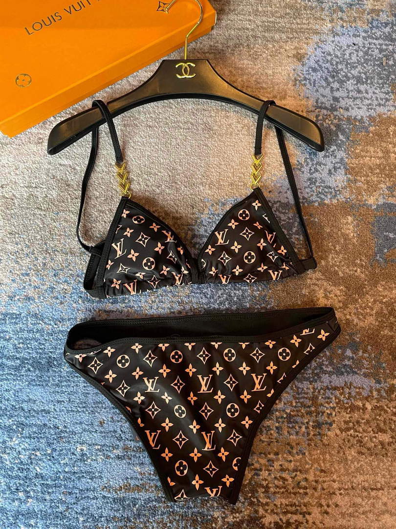 Louis Vuitton Women's Night Low Rise Bikini Suit L66931
