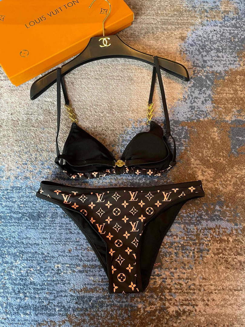Louis Vuitton Women's Night Low Rise Bikini Suit L66931