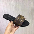 Louis Vuitton Women's Shoes 1A64MO Lock IT Flat Mule L61102
