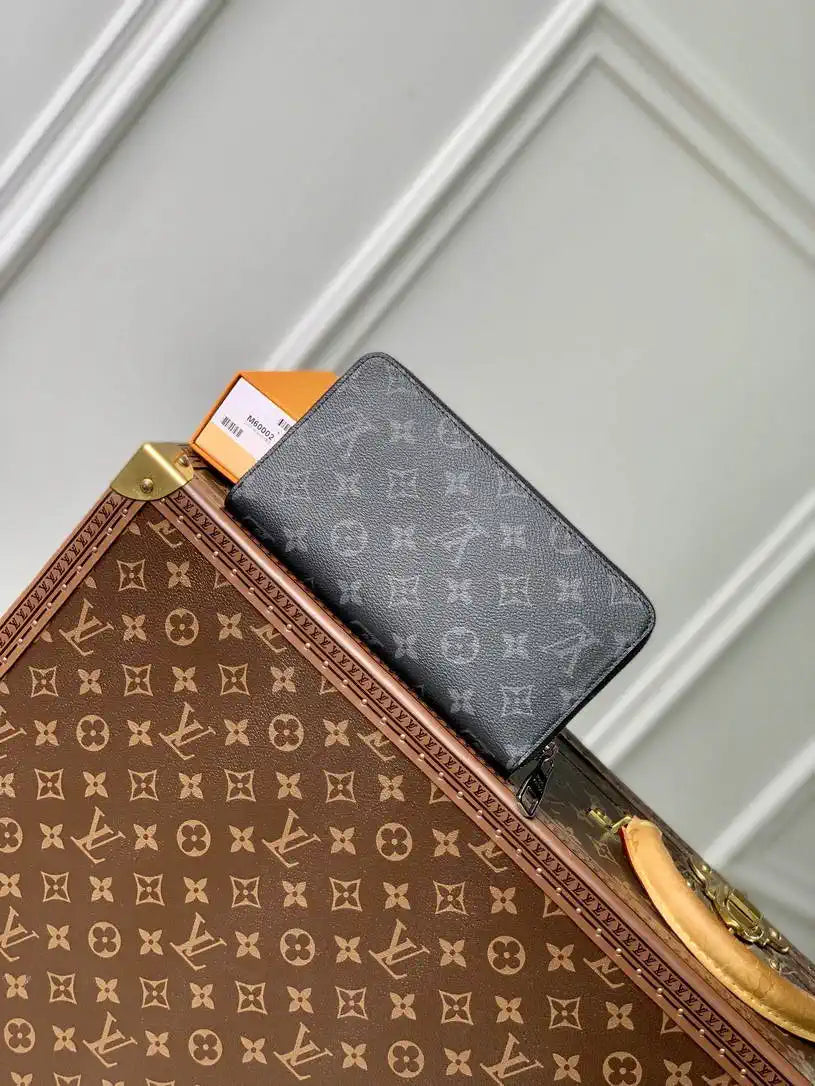 Louis Vuitton Zippy Wallet LV M60002  Monogram Eclipse