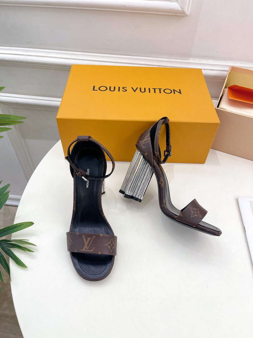 LV 1A4V1M Louis Vuitton Silhouette Sandals L66381 - US 4=Euro 35 - View 6