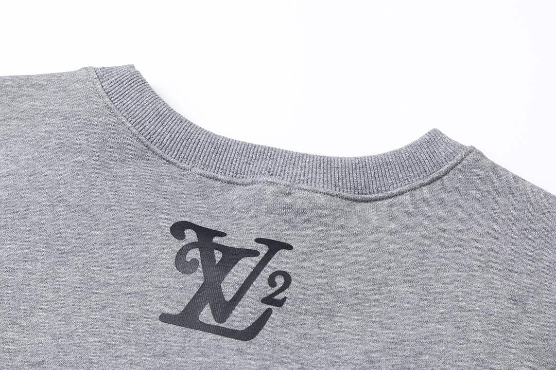 LV 1A8GVQ Men's Women's Hoodie Crew Neck Sweatshirt L55730