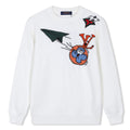 LV 1A9GO5 Men's Women's High-density cashmere-blend sweater L55742