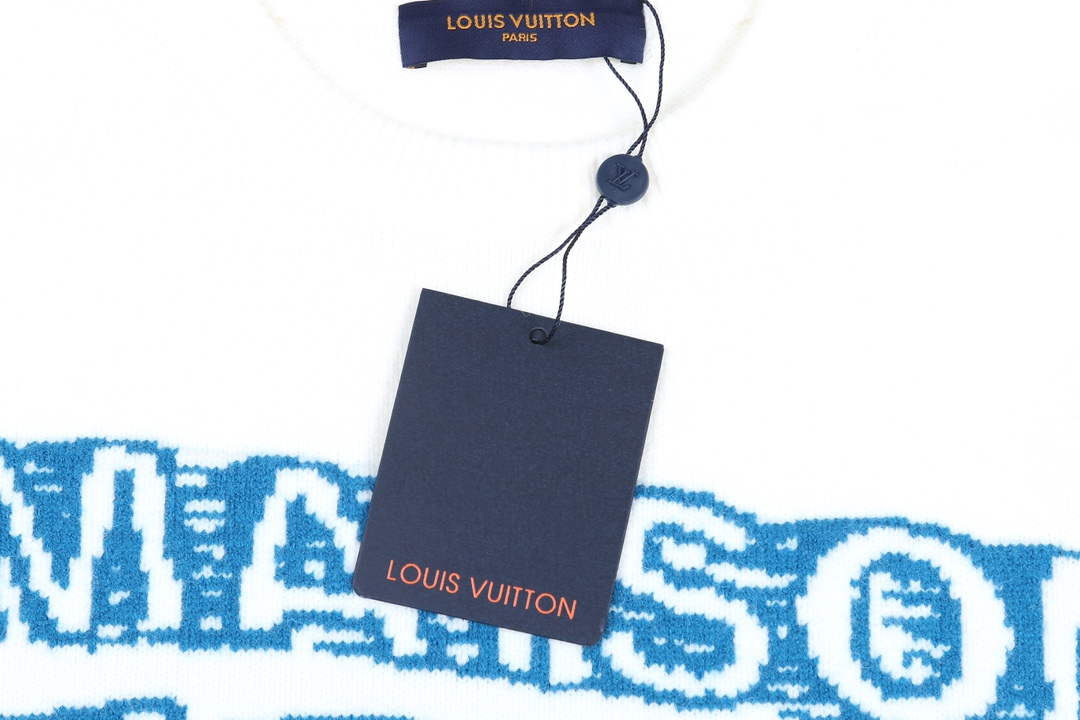 LV 1A9GO5 Men's Women's High-density cashmere-blend sweater L55743