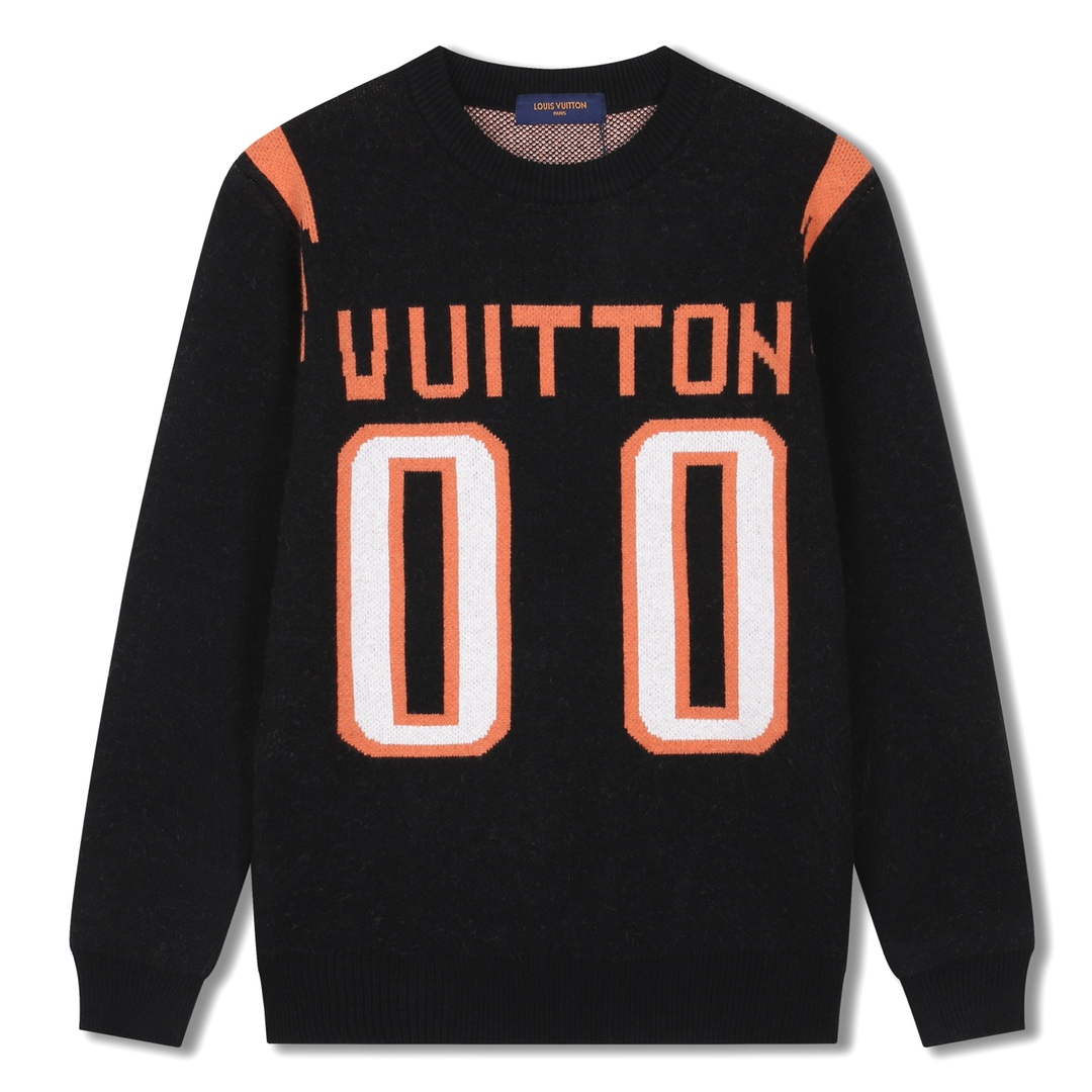 LV 1A9GO5 Men's Women's High-density cashmere-blend sweater L55744