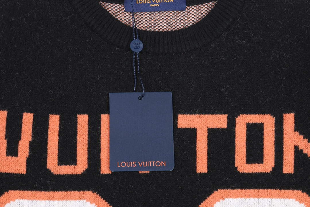 LV 1A9GO5 Men's Women's High-density cashmere-blend sweater L55744