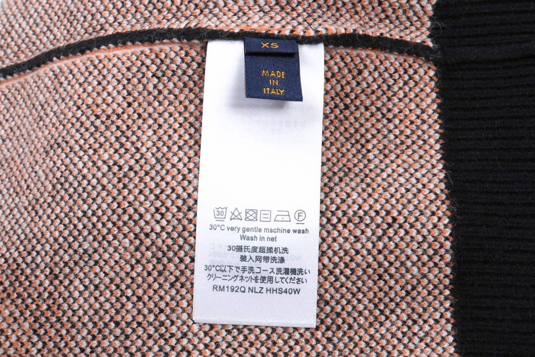 LV 1A9GO5 Men's Women's High-density cashmere-blend sweater L55744