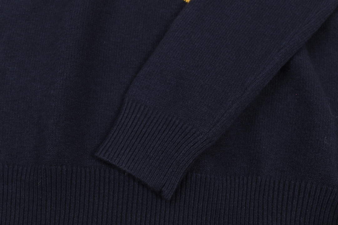 LV 1A9GO5 Men's Women's High-density cashmere-blend sweater L55746