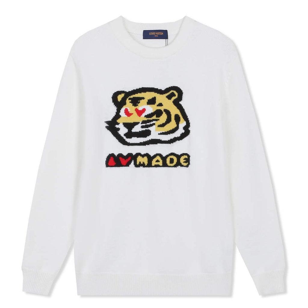 LV 1A9GO5 Men's Women's High-density cashmere-blend sweater L55747