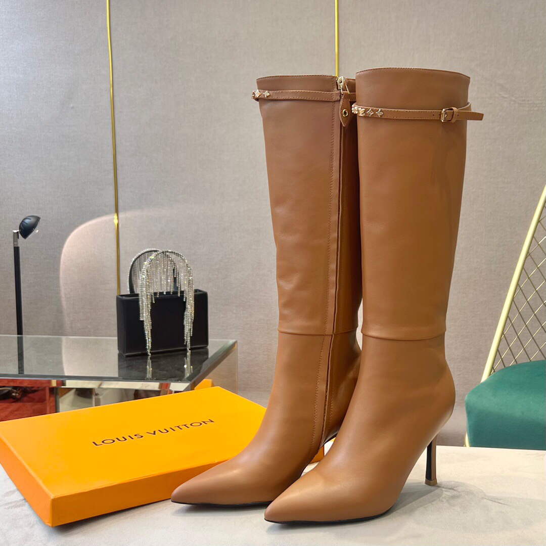 LV 1A9P46 Louis Vuitton Women's Signature High Boots L66530 - 35 - View 1