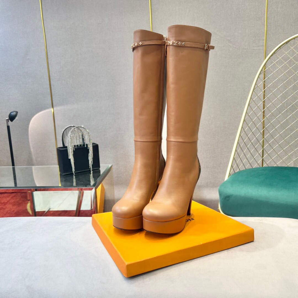 LV 1A9P48 Louis Vuitton Women's Afterglow Plankle High Boots l66532