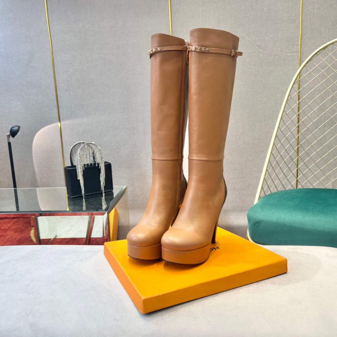 LV 1A9P48 Louis Vuitton Women's Afterglow Plankle High Boots l66532