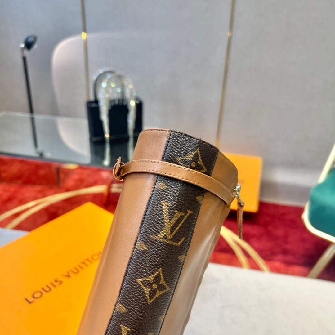 LV 1A9P48 Louis Vuitton Women's Afterglow Plankle High Boots l66532