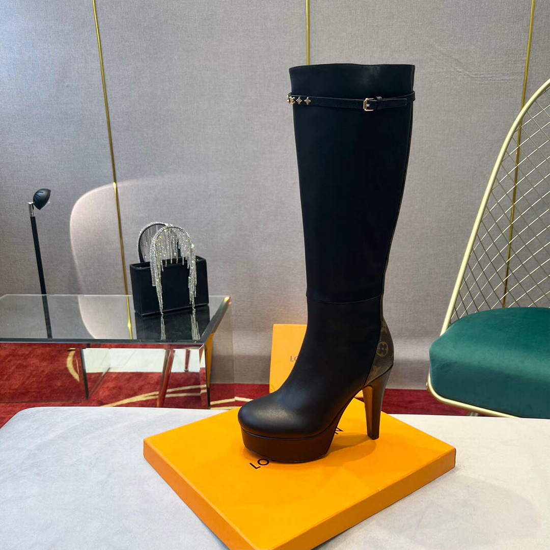 LV 1A9P48 Louis Vuitton Women's Afterglow Plankle High Boots l66533