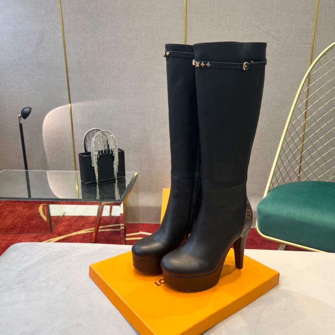 LV 1A9P48 Louis Vuitton Women's Afterglow Plankle High Boots l66533