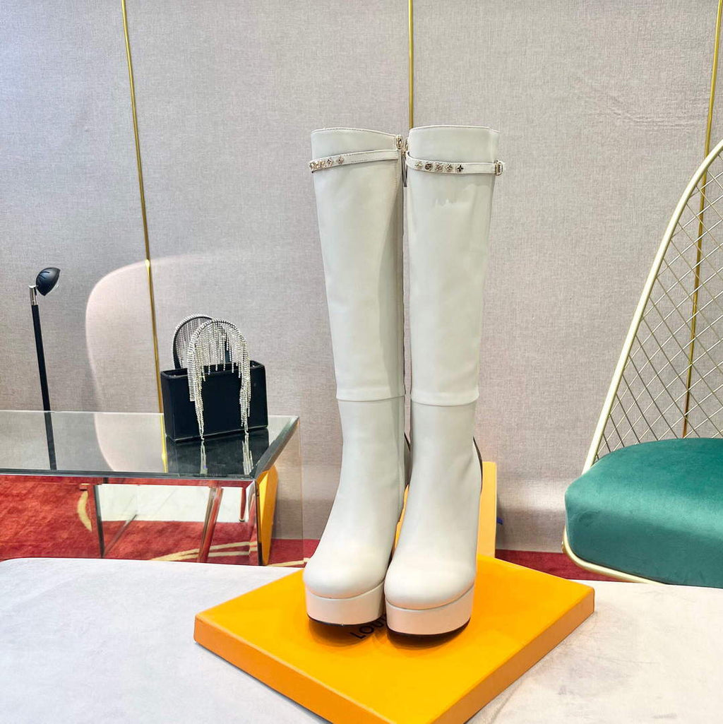 LV 1A9P48 Louis Vuitton Women's Afterglow Plankle High Boots l66534