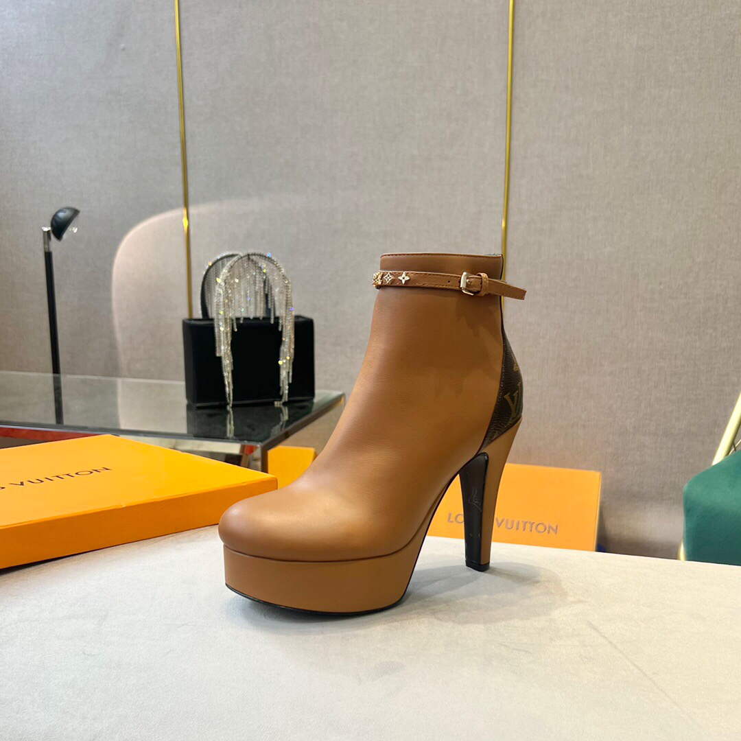 LV 1A9SEE Louis Vuitton Women's Afterglow Plankle Boot L66524