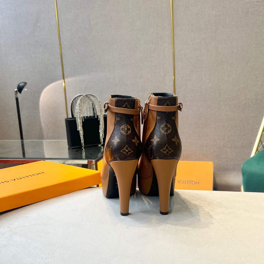 LV 1A9SEE Louis Vuitton Women's Afterglow Plankle Boot L66524