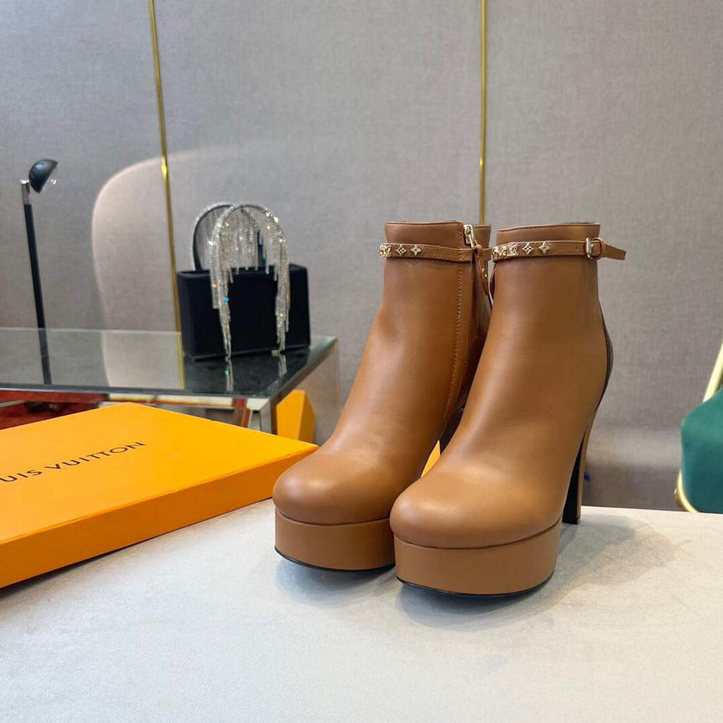LV 1A9SEE Louis Vuitton Women's Afterglow Plankle Boot L66524