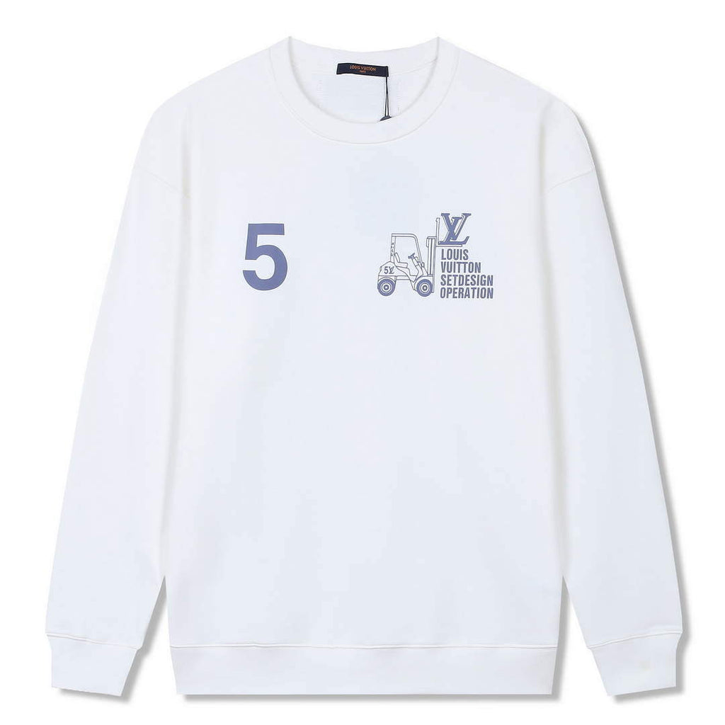 LV 1A9SVP Men's Women's Hoodie Crew Neck Sweatshirt L55753