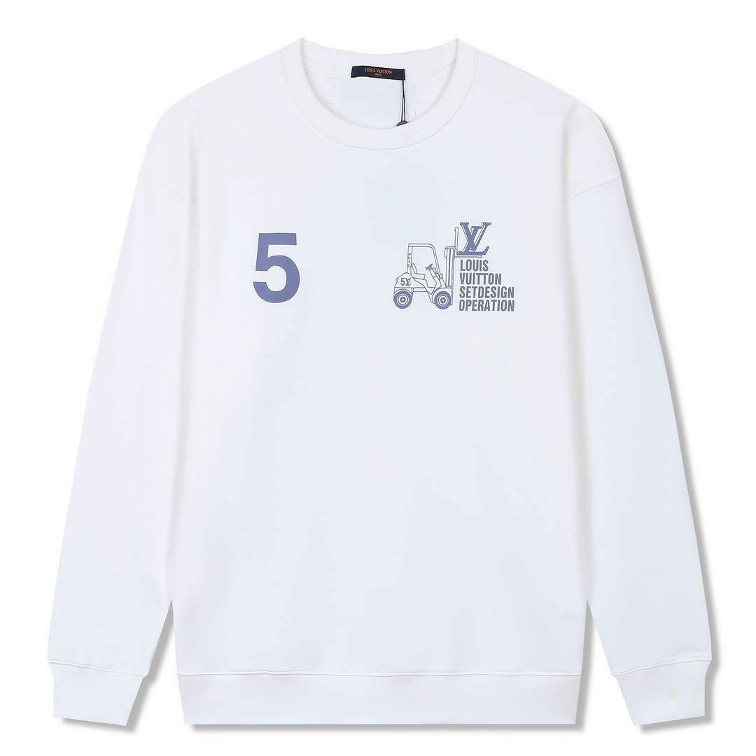 LV 1A9SVP Men's Women's Hoodie Crew Neck Sweatshirt L55753