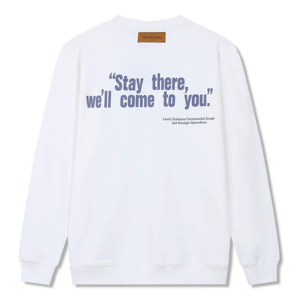LV 1A9SVP Men's Women's Hoodie Crew Neck Sweatshirt L55753