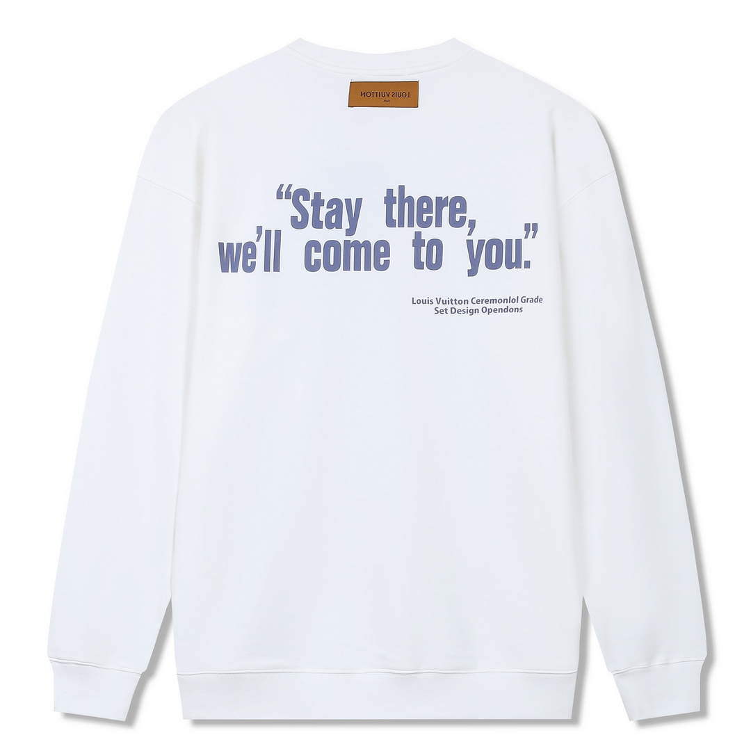 LV 1A9SVP Men's Women's Hoodie Crew Neck Sweatshirt L55753