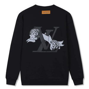 LV 1A9SVP Men's Women's Hoodie Crew Neck Sweatshirt L55758 - XS - View 2