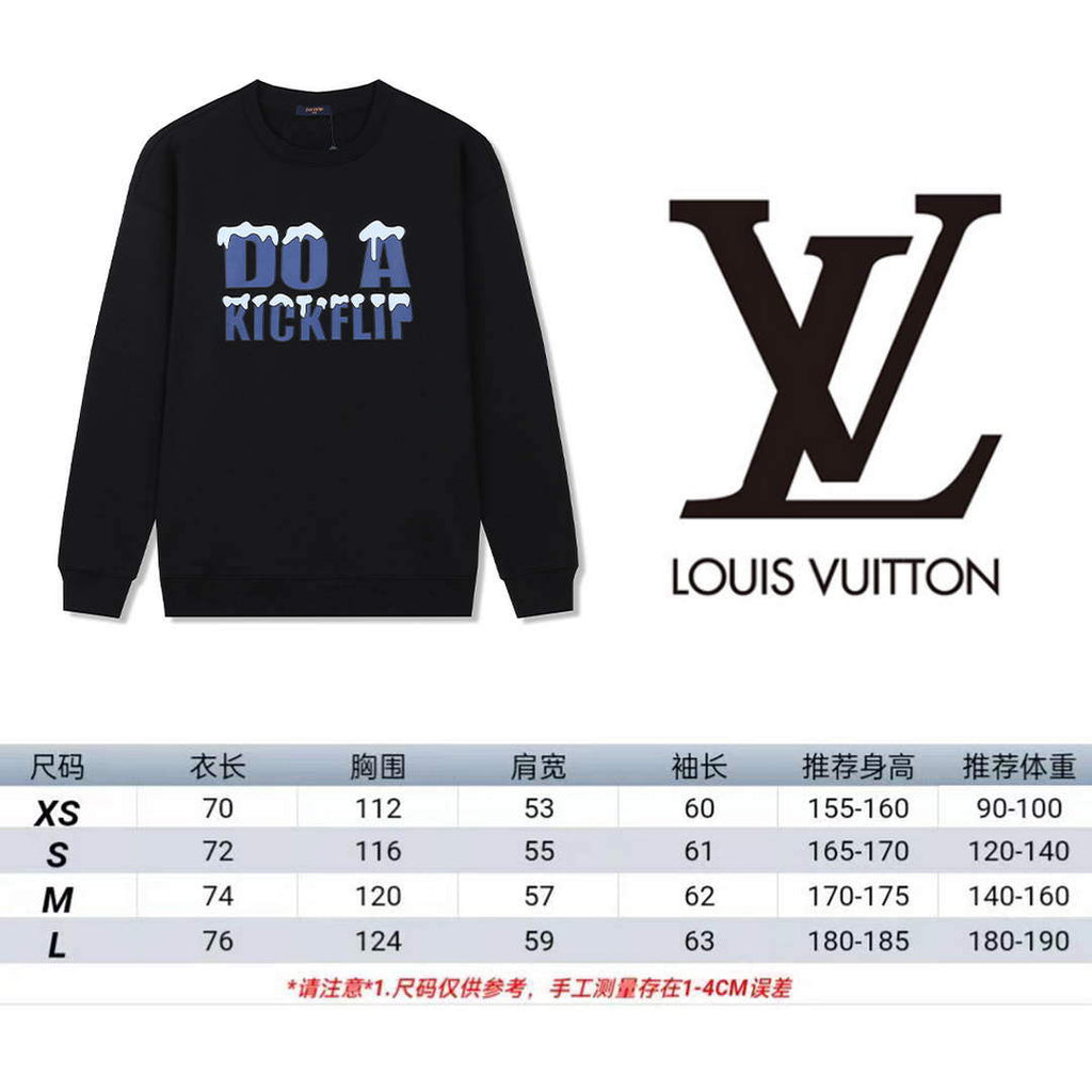 LV 1A9SVP Men's Women's Hoodie Crew Neck Sweatshirt L55759