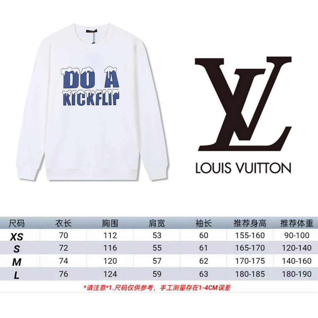 LV 1A9SVP Men's Women's Hoodie Crew Neck Sweatshirt L55760