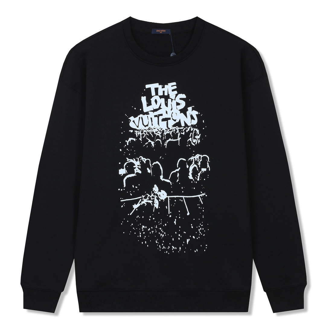 LV 1A9SVP Men's Women's Hoodie Crew Neck Sweatshirt L55761