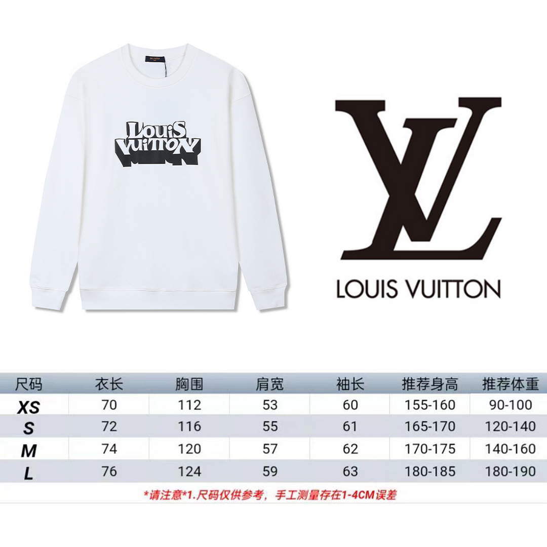 LV 1A9SVP Men's Women's Hoodie Crew Neck Sweatshirt L55764