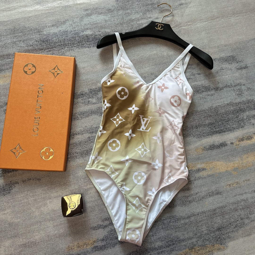 LV 1A9X2H Louis Vuitton Women's Fashion One-Piece Swimsuit L65395