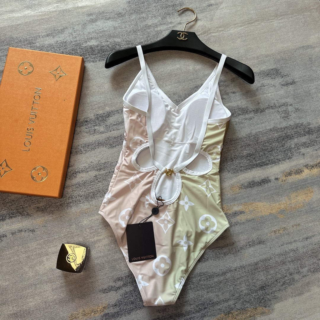 LV 1A9X2H Louis Vuitton Women's Fashion One-Piece Swimsuit L65395