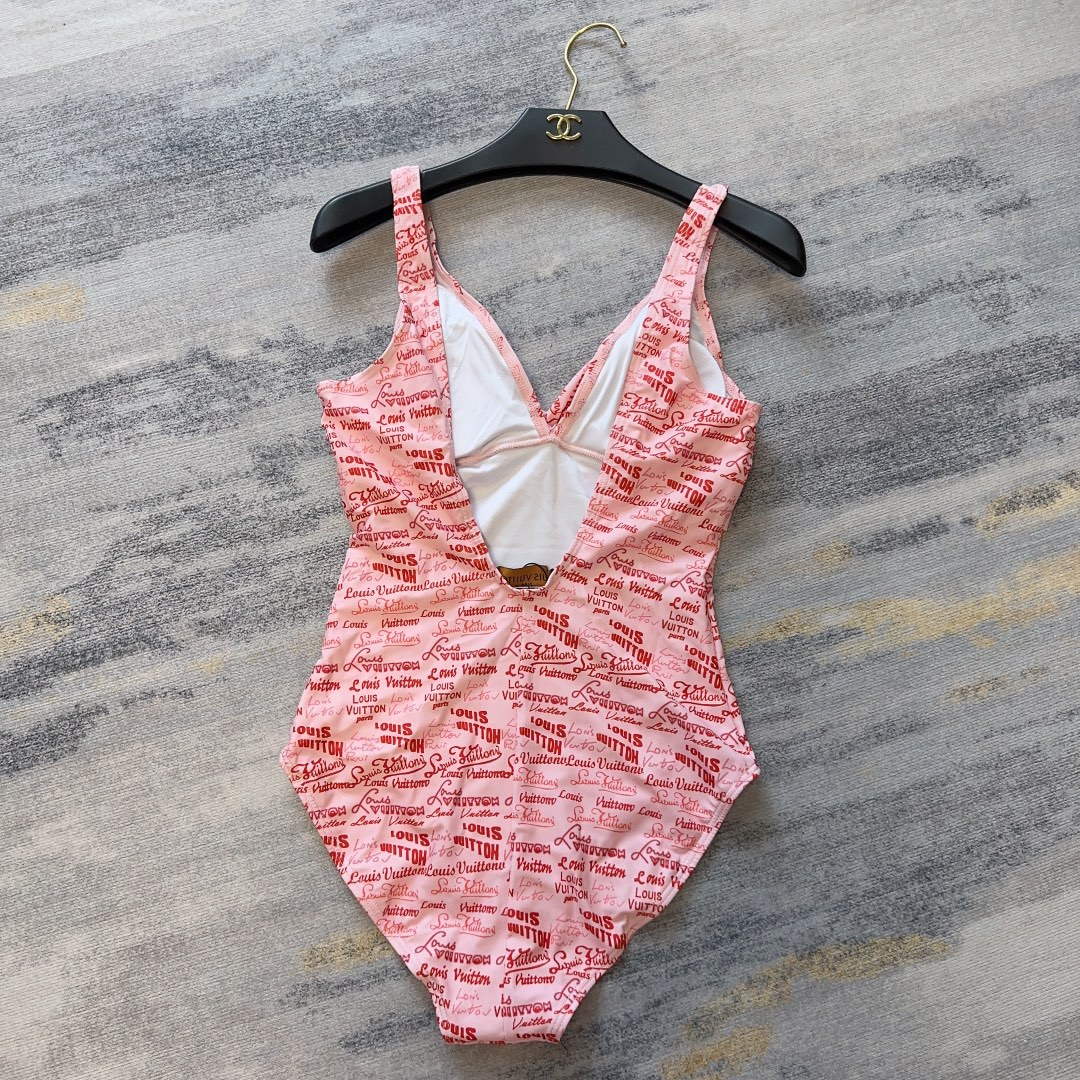 LV 1A9X2H Louis Vuitton Women's Fashion One-Piece Swimsuit L65399