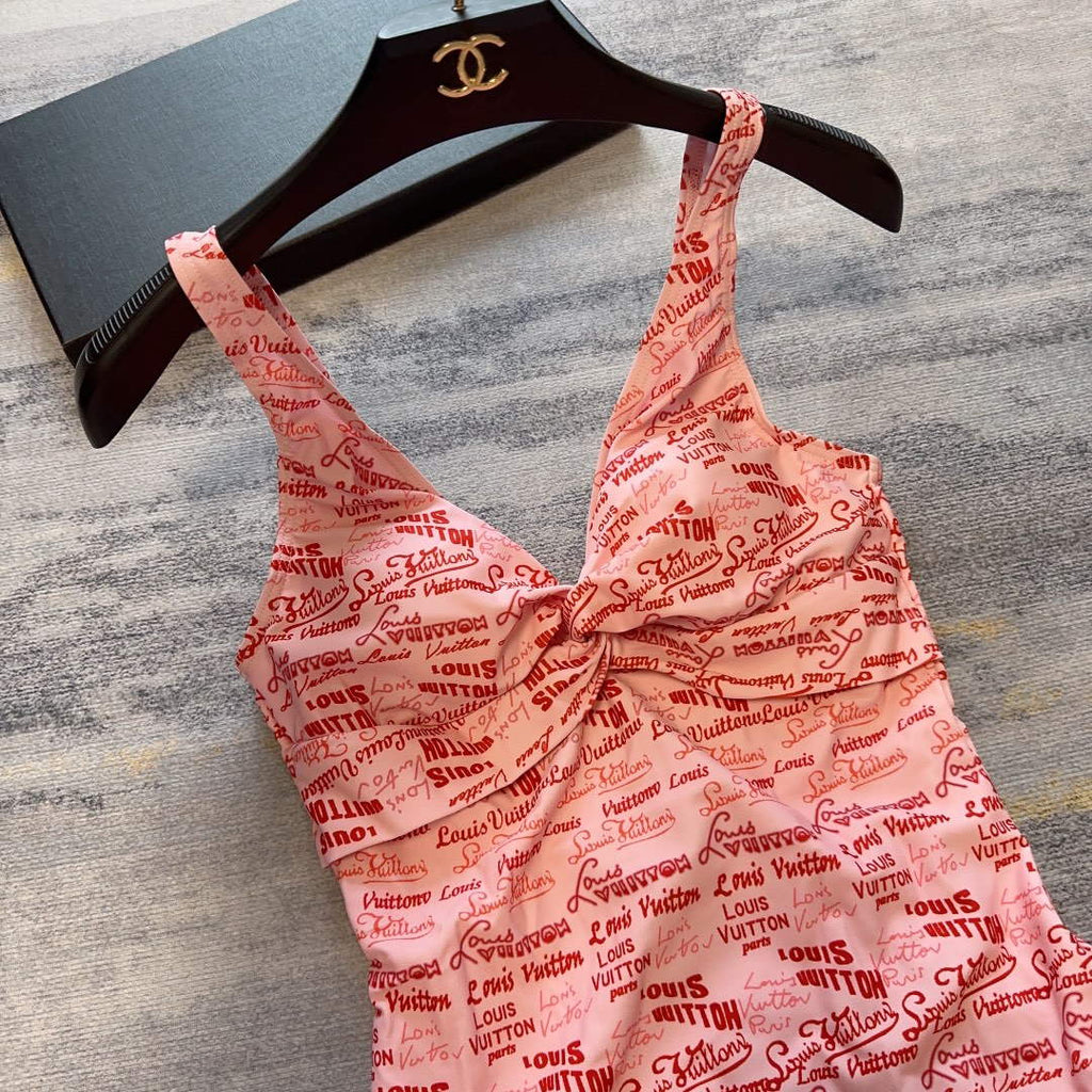 LV 1A9X2H Louis Vuitton Women's Fashion One-Piece Swimsuit L65399