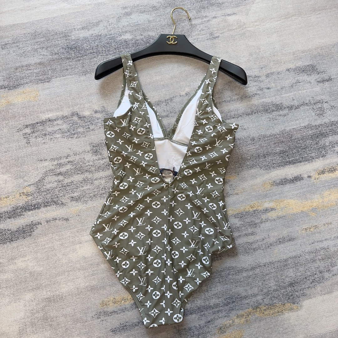 LV 1A9X2H Louis Vuitton Women's Fashion One-Piece Swimsuit L65402